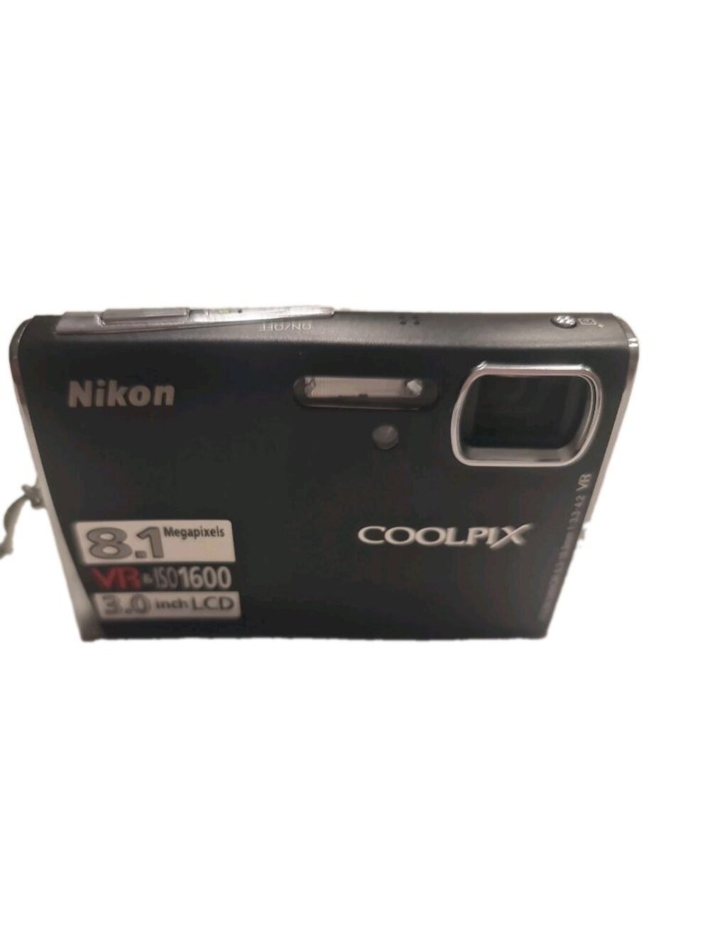 Nikon COOLPIX S51 Digital Camera - 8.1MP / 3x - Tested - Great Condition Unused
